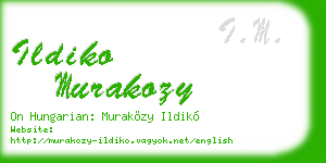 ildiko murakozy business card